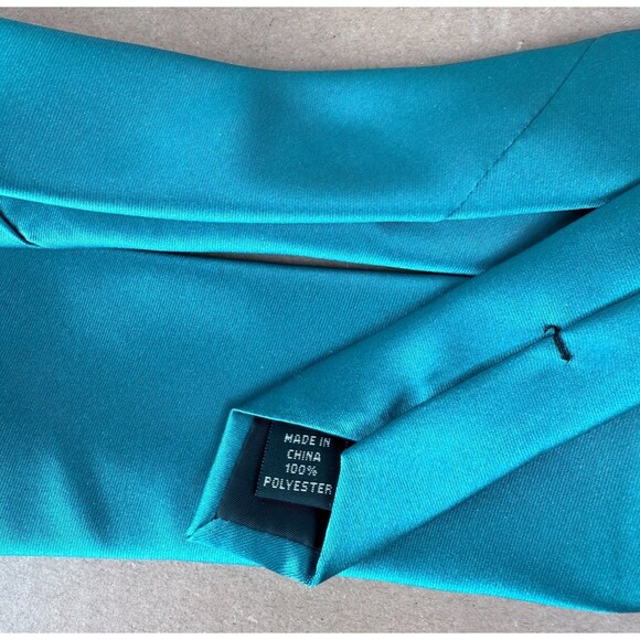 Bespoke Skinny Tie Solid Emerald Green Mens Slim Designer Modern Necktie 2.75x58 - Picture 5 of 5